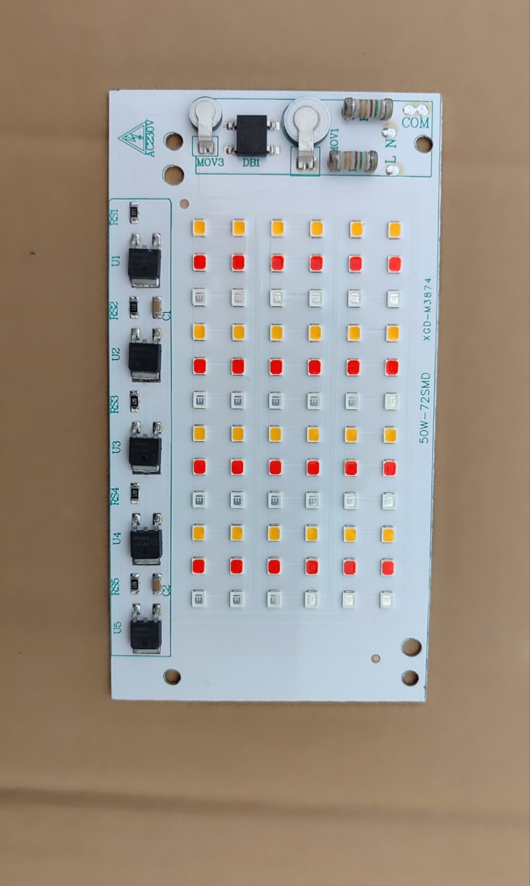 ال ای دی رشد گیاه 50 وات 220 ولت پروژکتوری DOB مدل XGD-M3874
