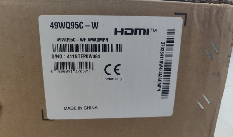 مانیتور گیمینگ ال جی مدل 49WQ95C-W سایز ۴۹ اینچ QHD خمیده ۱۴۴ هرتز اوپن باکس (Open Box)