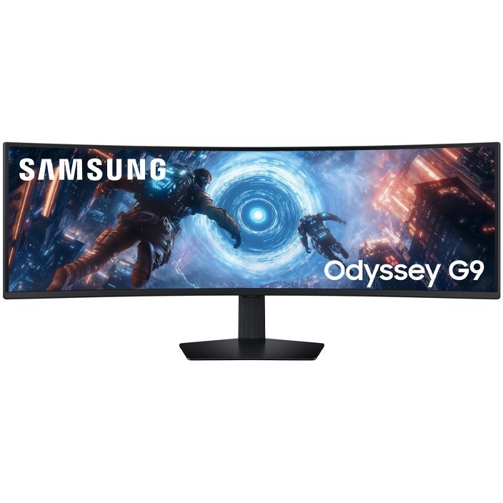 مانیتور گیمینگ سامسونگ مدل 49FG910 سایز 49 اینچ | خمیده | 144Hz | QLED